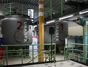 URANEX-Anlage zur Uranentfernung aus Trinkwasser im Wasserwerk Trollmühle