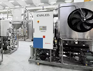 Evaled Verdampferanlagen in einer Halle