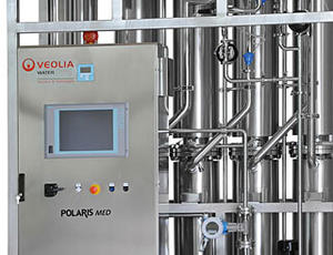 Detailaufnahme der Polaris Destillationsanlage von Veolia