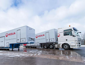 Mobile Wasseraufbereitungsanlagen von Veolia