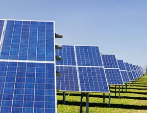Kraftwerkspark aus Solaranlagen