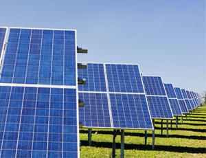 Kraftwerkspark aus Solaranlagen