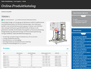 Online Produktkatalog von Veolia Water Technologies