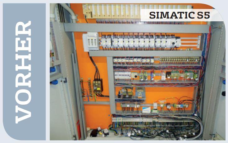 Modernisierung von Steuerungstechnik - vorher