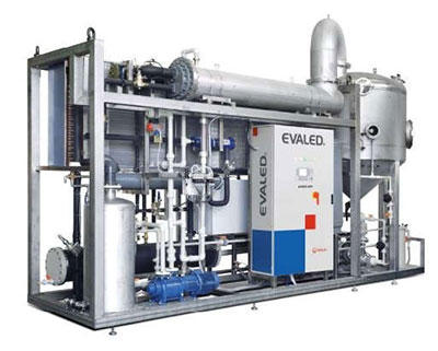 Evaled PC F Vakuumverdampfer mit Wärmepumpe für Abwasserreinigung und Wasserrecycling