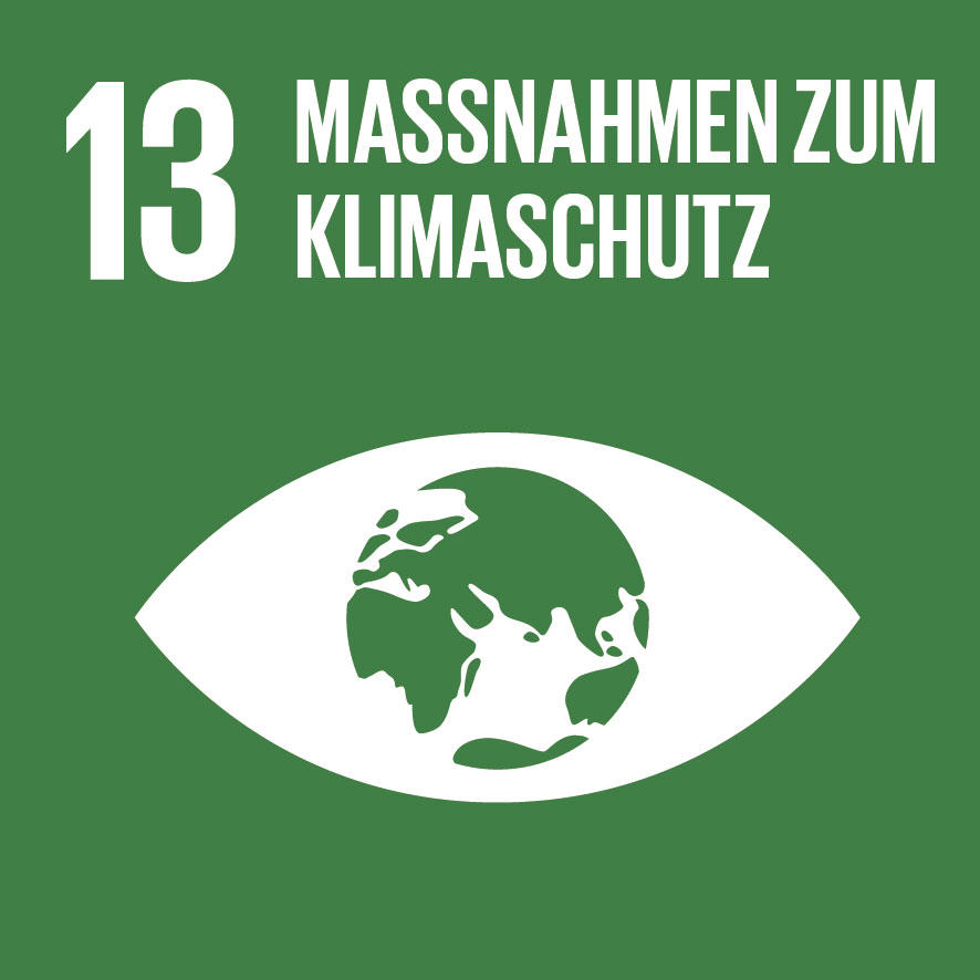 Piktogramm zu SDG - Nachhaltigkeitsziel 13: Maßnahmen zum Klimaschutz