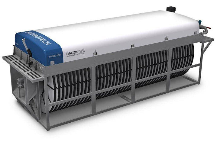 Hydrotech Scheibenfilter zur Wasserfiltration von Veolia