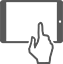 Touch sensitive picto