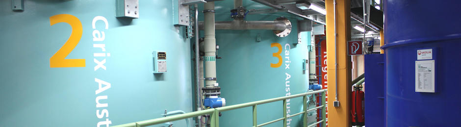 CARIX System zur Trinkwasserenthärtung im Wasserwerk Trollmühle