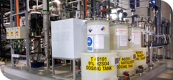 Dosieranlagen für Chemikalien zur Wasseraufbereitung 