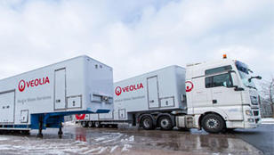 Mobile Wasseraufbereitungsanlagen von Veolia